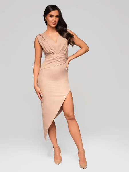 Rochie midi Edoti până la genunchi de costum
