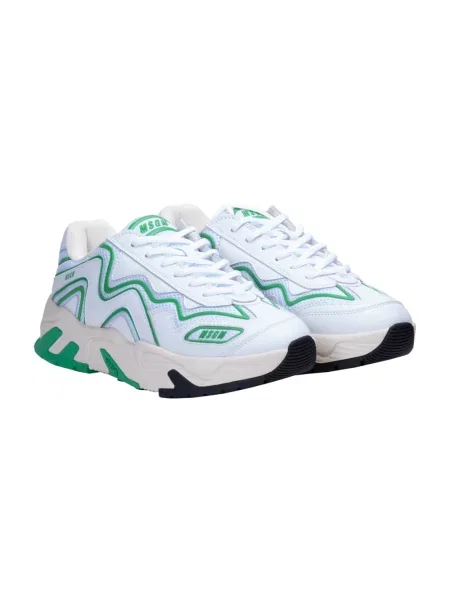 Sneakersy Msgm skórzane