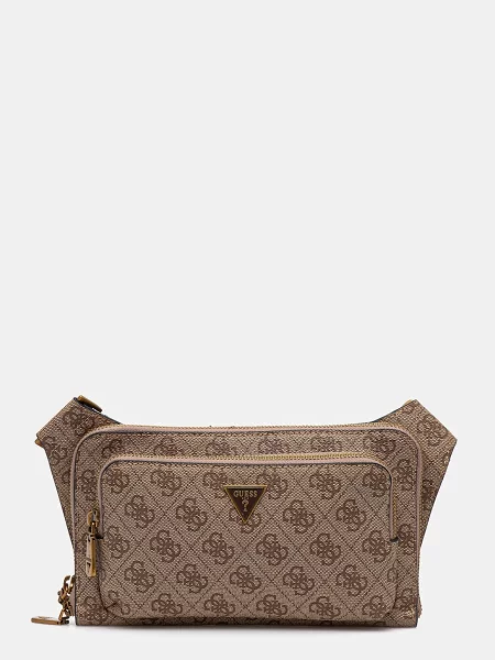 Torbica za okoli pasu Guess MILANO rjava