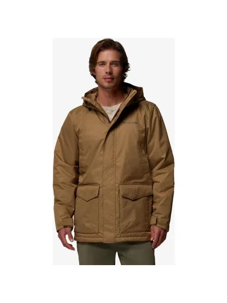Kurtka z kapturem Columbia Pines Lake Parka pustynny brąz S brązowa