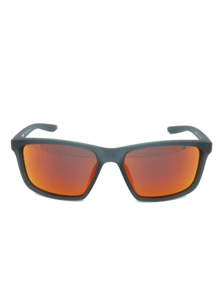 Ochelari de soare Nike cu cordon din jerseu cu imprimeu abstract gri