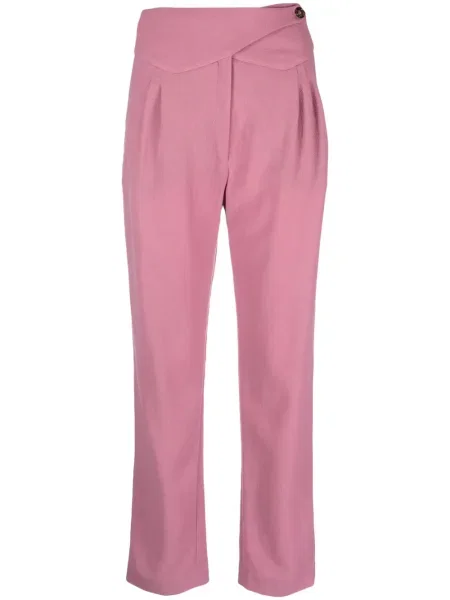 Pantaloni Blazé Milano de lână plisate violet