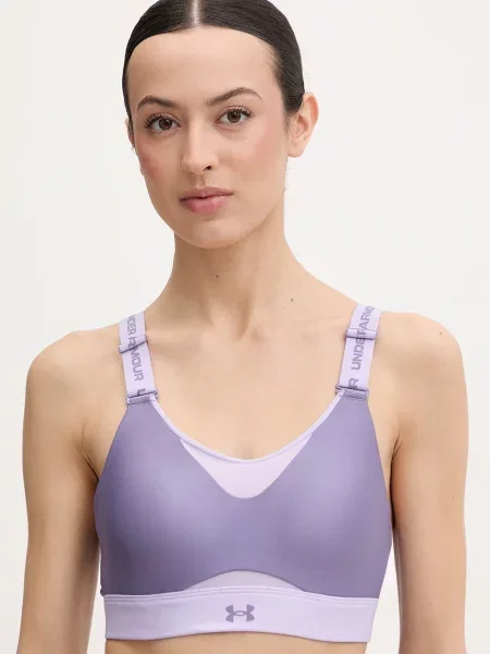 Under Armour športová podprsenka Infinity fialová