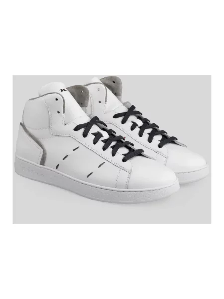 Sneakersy Kiton skórzane białe