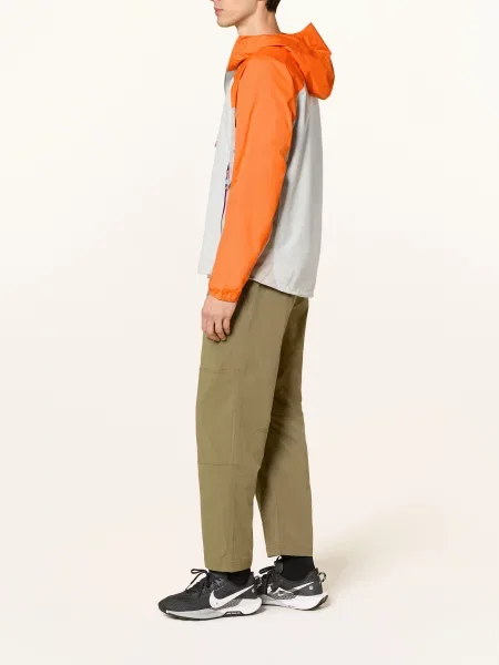 Nike Funkční Bunda Phantazma světle / oranžová šedá
