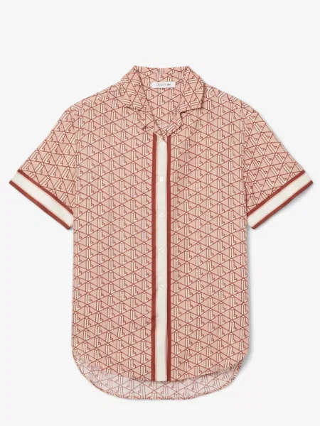 Рубашка Lacoste бежевая