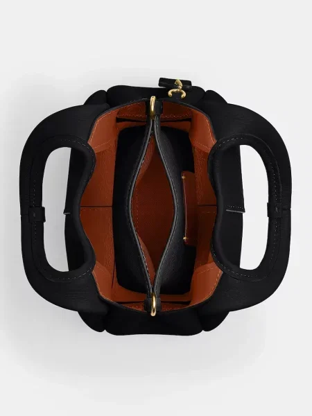 Кожаная сумка Coach черная