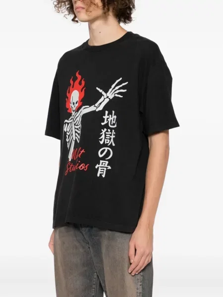 Tricou Melt cu imagine negru