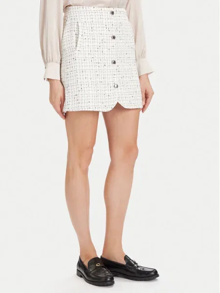 Morgan szoknya mini egyenes JGABY bézs