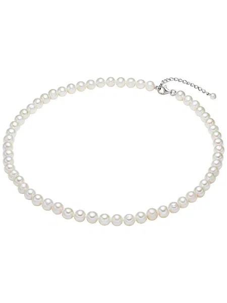 Palton Valero Pearls cu perle alb