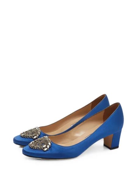 Pantofi cu toc Manolo Blahnik albastru