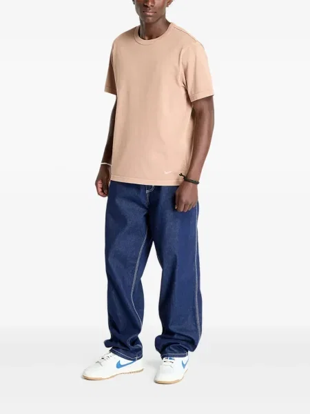 Top sport Nike din fleece plisat fără mâneci alb
