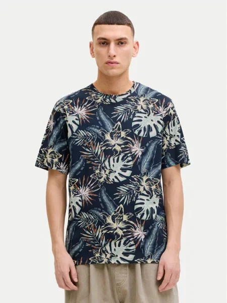 Jack & Jones T-Shirt Honolulu Granatowy