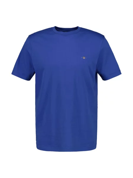 GANT Tričko enciánová modrá