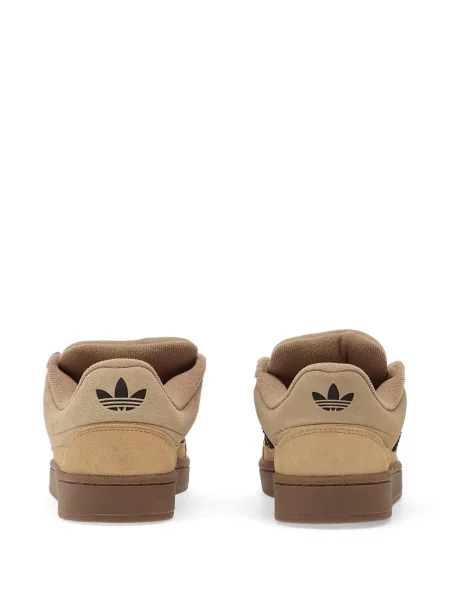 Krótka graficzny koszulka Adidas Campus z perforacją szara