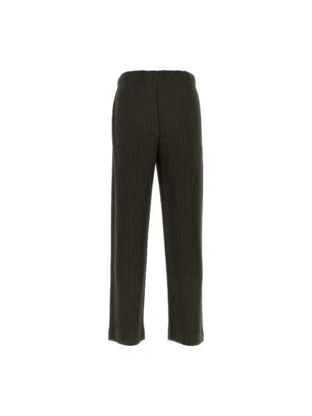 Spodnie Issey Miyake zielone