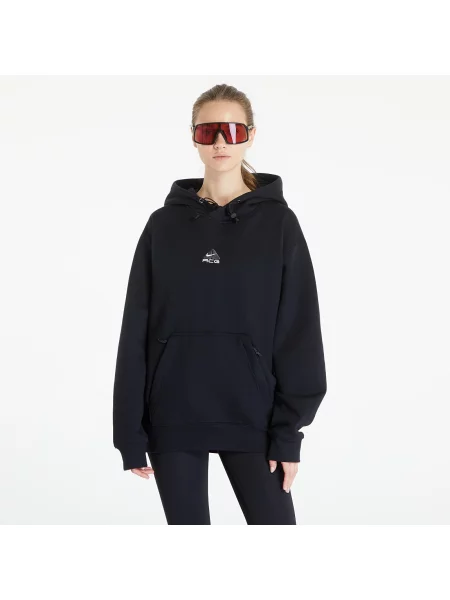 Суитшърт Nike ACG Therma-FIT Fleece Pullover Hoodie UNISEX Black/ Anthracite/ Summit White XS бяло