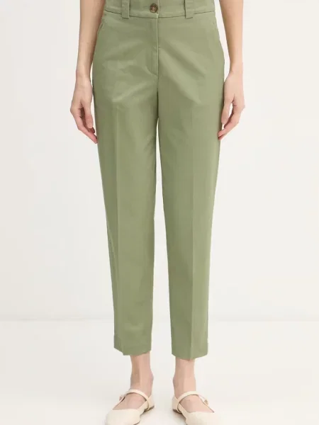 United Colors of Benetton slim hlače zelena
