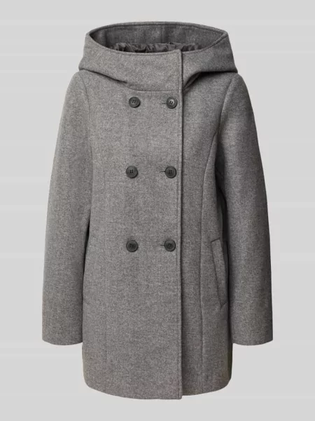 Płaszcz wełniany z kapturem Vero Moda