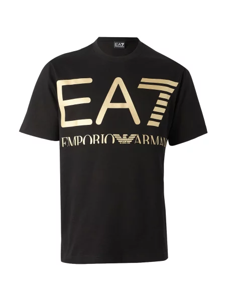 Emporio Armani Funkčné tričko zlatá čierna