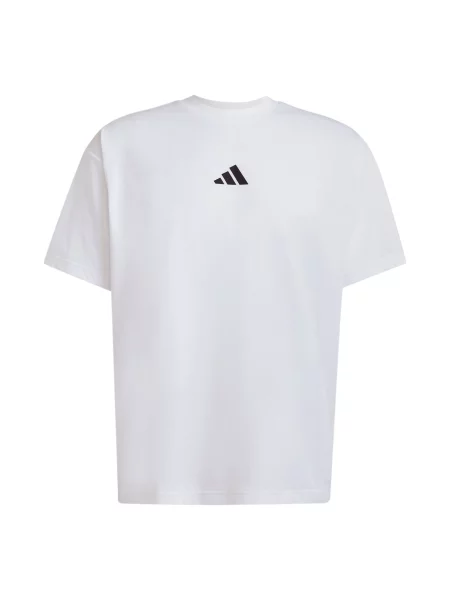 ADIDAS PERFORMANCE Tehnička sportska majica crna bijela