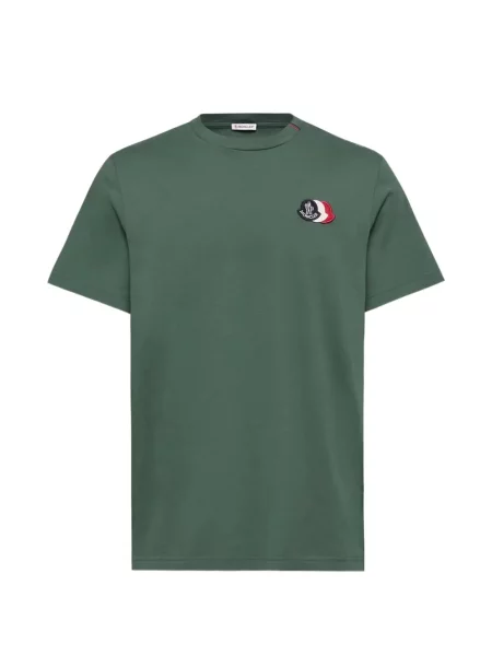 Тениска Moncler с автограф зелено