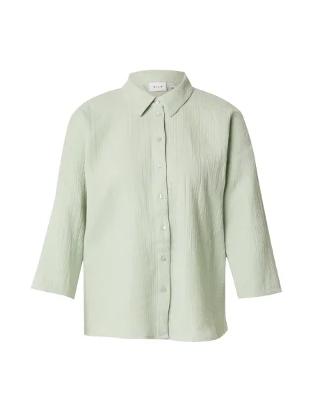 VILA Bluză VILania pastel verde