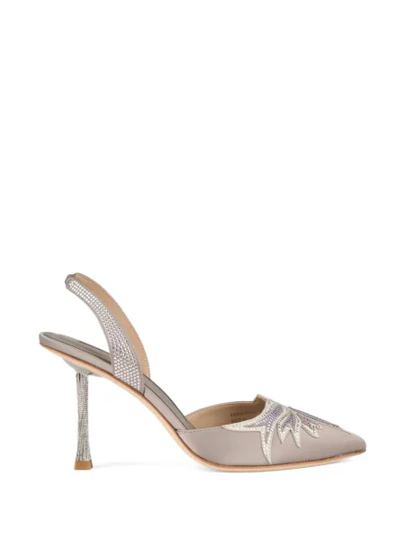 Pantofi cu toc Kat Maconie slingback gri