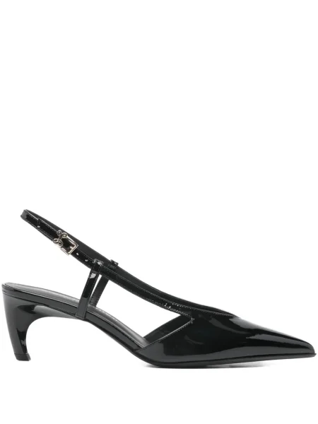 Pantofi cu toc Sergio Levantesi slingback negru