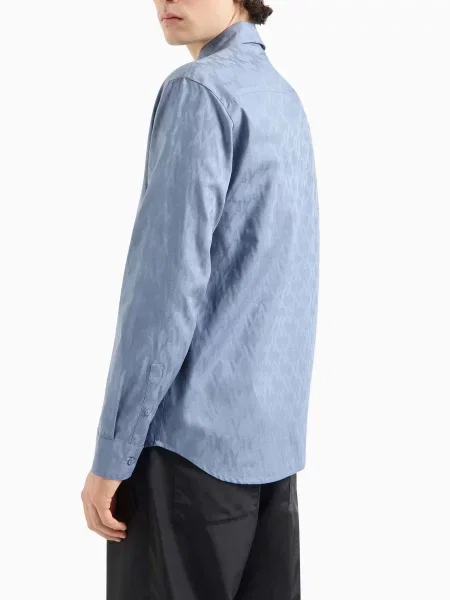 Рубашка Armani Exchange синяя