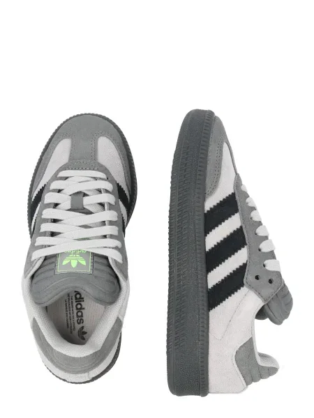 ADIDAS ORIGINALS Tenisky SAMBA XLG / svetlosivá / čierna sivá