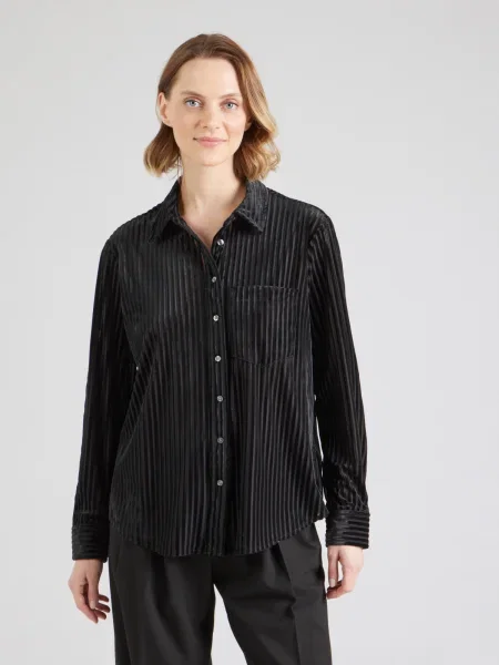 GAP Bluză VELVET' negru