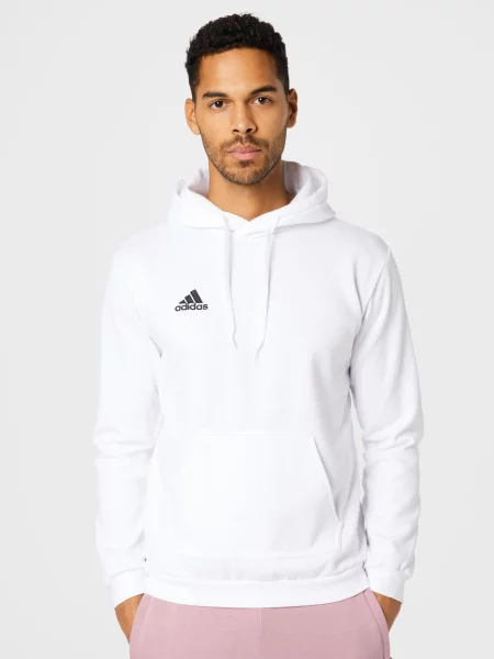 Geacă Adidas Performance cu glugă alb