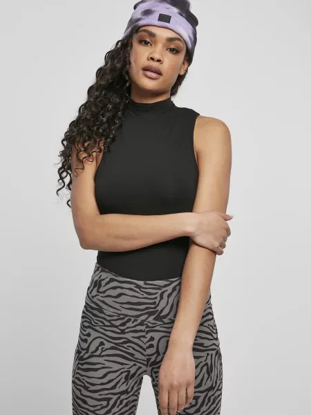 Водолазка Urban Classics без ръкави черно