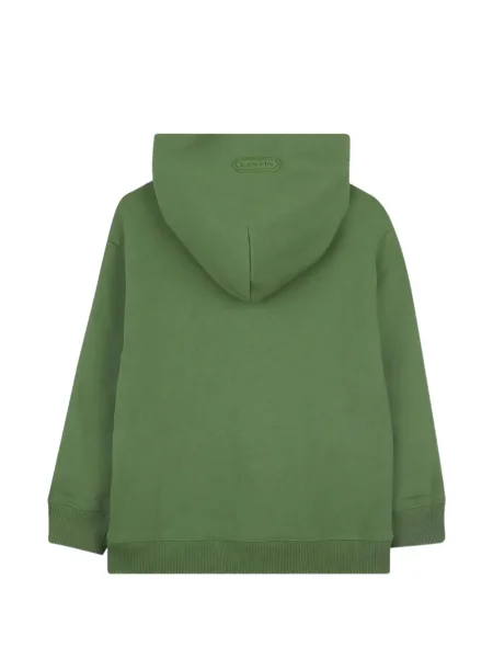 Hoodie Lanvin Enfant πράσινο