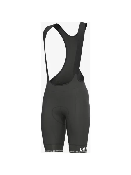 Spodenki rowerowe Alé PRAGMA Corsa czarny logo XS biały