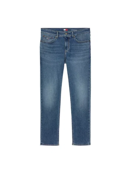 Jeansy straight leg Tommy Jeans niebieskie