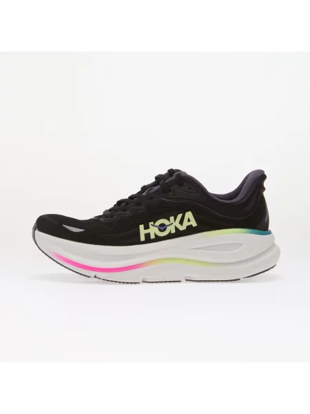 Sneakers Hoka® M Bondi 9 Black/ Neon Yuzu EUR 41 negru