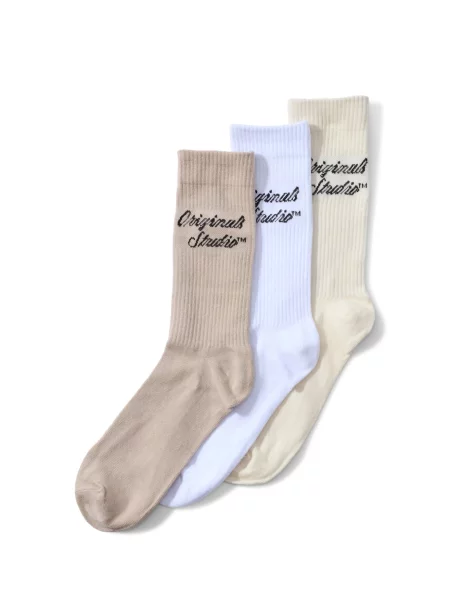 JACK & JONES Șosete JACNORREBRO deschis / albastru deschis / gri taupe bej