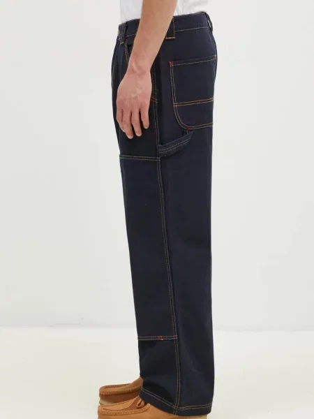 ICECREAM jeansy Canvas Carpenter Pant granatowe