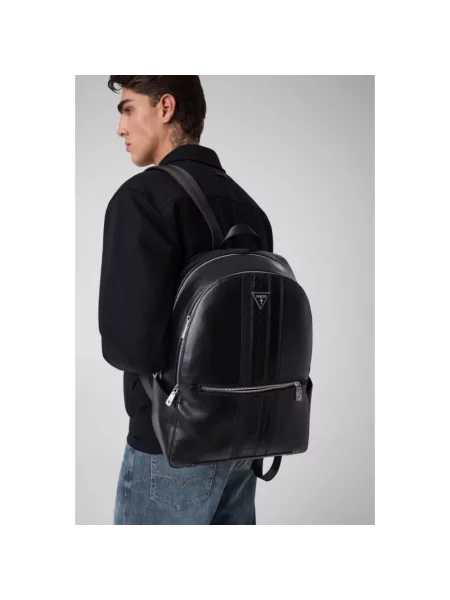 Torba Guess skórzana czarna