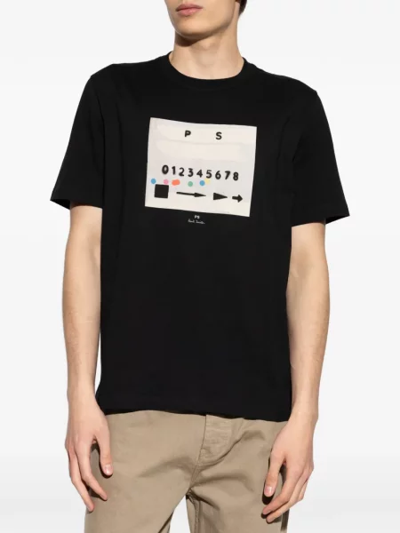 Tricou Ps Paul Smith cu imagine negru