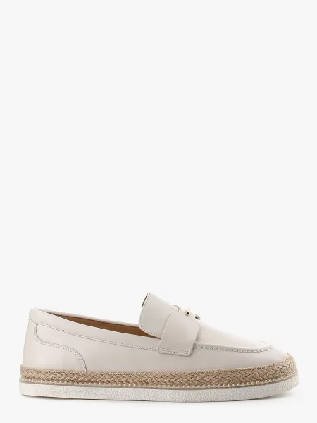 Кожаные мокасины Leberdes белые