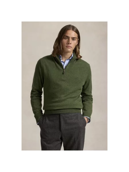 Sweter Polo Ralph Lauren wełniany zielony