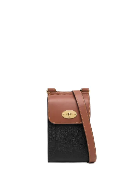 Kožna kožna torba Mulberry crna