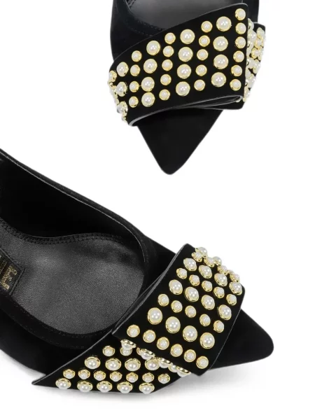 Pantofi cu toc Kat Maconie slingback negru