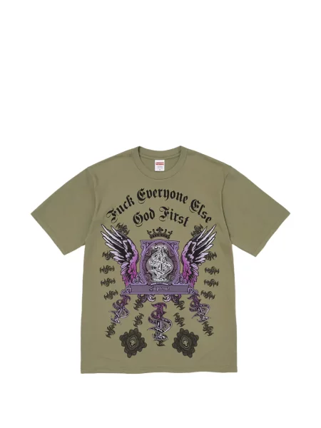 Tricou Supreme cu imagine verde