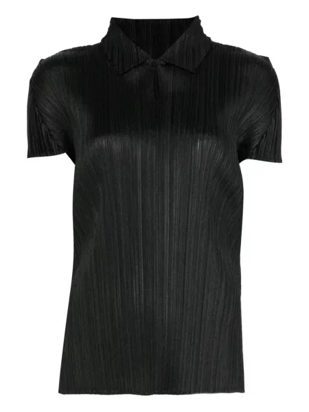 Polo Pleats Please Issey Miyake μαύρο