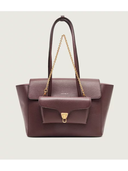 Coccinelle De piele geantă shopper Coccinelle Double Beat