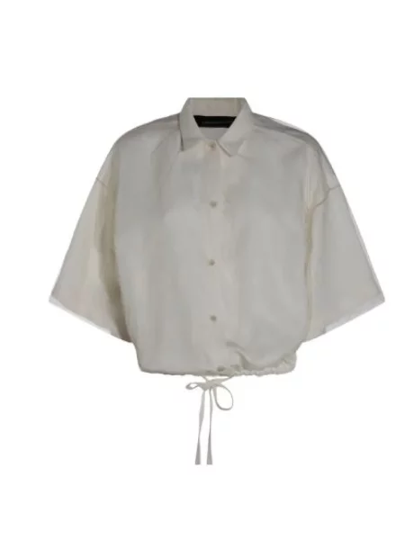 Kurtka bomber Fabiana Filippi tiulowy beżowy